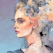 My project for course: Illustration Techniques with Digital Watercolor. Un proyecto de Ilustración tradicional, Ilustración digital, Pintura a la acuarela, Dibujo de Retrato y Dibujo digital de Melissa Bateman - 09.04.2022