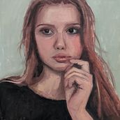 My project for course: Expressive Oil Portraiture: Explore the Alla Prima Technique. Fine Arts, Painting, and Oil Painting project by susie_ligman - 04.09.2022