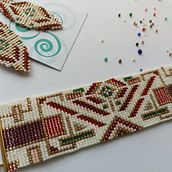 My project for course: Beaded Jewelry Design: Weave Elegant Patterns. Accessor, Design, Arts, Crafts, Jewelr, Design, and Fiber Arts project by Mihaela Simion - 04.04.2022