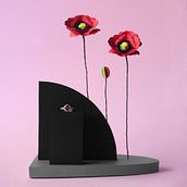 Il mio progetto del corso: Sculture di carta per set design. Design, Traditional illustration, Arts, Crafts, Sculpture, Set Design, Paper Craft, Product Photograph, and DIY project by Marina Palumbieri - 04.09.2022