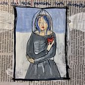 Prigioniera dei miei pensieri non divento cielo. Design, Traditional illustration, Creativit, and Sketchbook project by Samuela Barbieri - 04.09.2022