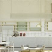 Mi Proyecto del curso: Diseño de interiores para restaurantes. Een project van Interactief ontwerp, Interieurontwerp,  Interieur, Retailontwerp y Ruimtelijk ontwerp van Caty Furst - 09.04.2022