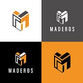 MADEROS - Imagotype. Design, Consultoria criativa, Gestão de design, Design gráfico, Design de produtos, Design digital, e Estratégia de marca projeto de Javier Esteban Rodriguez Medina - 05.04.2022