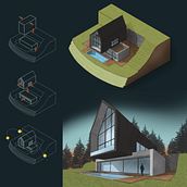 Mein Kursprojekt: Architektur-Skizzen zeichnen mit Procreate. Architecture, Sketching, Digital Illustration, Digital Architecture, and Architectural Illustration project by isaac_36_silva_g - 04.14.2022