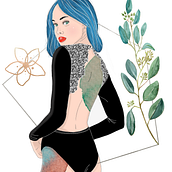 Mon projet du cours : Portrait illustré avec Procreate. Un proyecto de Ilustración tradicional, Ilustración vectorial, Ilustración digital y Dibujo de Retrato de aurelie_puy2com - 10.04.2022