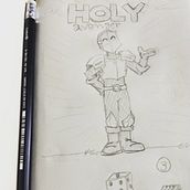 Paladino - Holy Avenger. Traditional illustration project by Felipe Santo - 01.17.2018