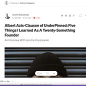UnderPinned . Marketing project by Lucy Werner - 04.10.2022