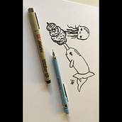 Some of my handmade drawings. Traditional illustration project by Rossana B Queiroz - 04.10.2022