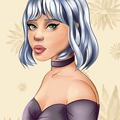 Ilustración: Muñeca. Traditional illustration, Digital Illustration, and Digital Drawing project by Bárbara Ibáñez - 07.07.2021