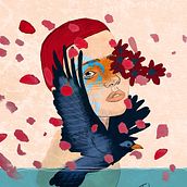 Meu projeto do curso: Técnicas de ilustração com aquarela digital. Traditional illustration, Digital Illustration, Watercolor Painting, Portrait Drawing, and Digital Drawing project by Thiago Da Silva Lino - 04.11.2022