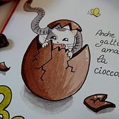 Miso greeting card. Un proyecto de Bellas Artes de Claudia Scrive - 01.04.2022