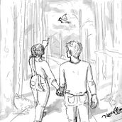 BIRD!!. Traditional illustration, Fine Arts, Sketching, Pencil Drawing, Drawing, Artistic Drawing, and Figure Drawing project by Noreen O'Connor Perez - 04.05.2022