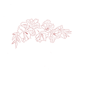 My project for course: Tattoo for Beginners gladiolus flower. Un progetto di Design di tatuaggi di Gabriela Valencia - 11.04.2022