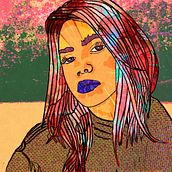 Billie (for my daughter). Traditional illustration project by Natalia Stuhlova - 04.12.2022