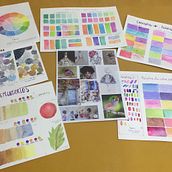Mi Proyecto del curso: Creación de paletas de color con acuarela. Traditional illustration, Fine Arts, Painting, Watercolor Painting, and Color Theor project by moniescobar - 04.12.2022