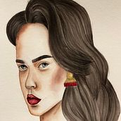 Mi Proyecto del curso: Retrato en acuarela a partir de una fotografía. Un proyecto de Ilustración tradicional, Pintura a la acuarela y Dibujo de Retrato de Eucaris Cristancho - 12.04.2022