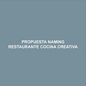 Naiming restaurante de tapas. Advertising, Br, ing, Identit, Creative Consulting, Design Management, and Naming project by Silvia Durán Pérez - 04.12.2022