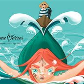 Eu tamén navegar_Libro y calendario ilustrado. Traditional illustration, Graphic Design, Digital Illustration, and Advertising project by Tamara Baz - 04.12.2022