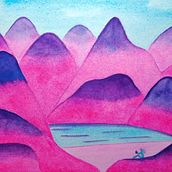 My project for course: Modern Watercolor Techniques: Colors, Dreams, and Emotions. Un progetto di Illustrazione tradizionale, Belle arti, Pittura e Pittura ad acquerello di Frances Walker - 12.04.2022