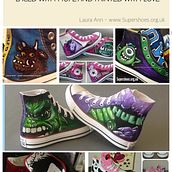 Supershoes volunteer Artist . Acr, lic Painting, Fashion Design, and Character Design project by Laura Ann - 04.12.2022