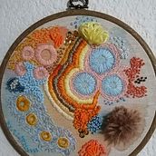 Mi Proyecto del curso: Técnicas básicas de bordado y acuarela. Un progetto di Pittura, Pittura ad acquerello, Ricamo e Textile Design di Monica Ruiz - 13.04.2022