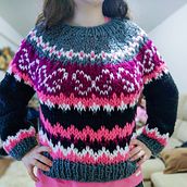 Meu projeto do curso: Design e tricô com a técnica jacquard. Design de acessórios, Tecido, Tricô, e Design têxtil projeto de Leticia Eduarda da Silva - 13.04.2022