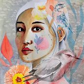 Mi Proyecto del curso: Retrato ilustrado en acuarela. Un progetto di Illustrazione tradizionale, Belle arti, Pittura, Disegno, Pittura ad acquerello, Disegno di ritratti e Disegno artistico di agleszczynska - 13.04.2022