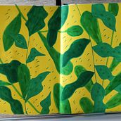 Patrones botánicos. Een project van Traditionele illustratie, Patroonontwerp,  Botanische illustratie, Sketchbook y  Beeldende kunst van qarmen6 - 13.04.2022