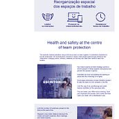 Ejemplo Landing Back To Work (Versión PT) - Lyreco . Un proyecto de Diseño gráfico, Diseño Web y Marketing de Cristina Crespo Cabrera - 13.04.2022