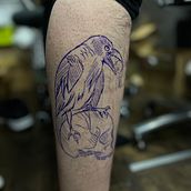 My project for course: Blackwork Tattoo Techniques with Fine Lines . % Yuki Ivake tarafından hazırlanan Dövme Tasarımı projesi - 04.13.2022