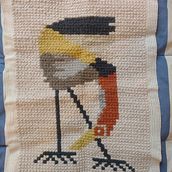 Mi Proyecto del curso: Creación de retratos en punto de cruz. Un projet de Broderie, Décoration , et Design textile de Renzo Echegaray - 13.04.2022