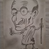 Digital Drawing Caricatures. Desenho digital projeto de Edson Nerone - 13.04.2022