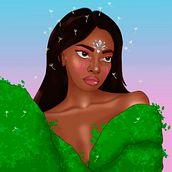 Mi Proyecto del curso: Retratos digitales de fantasía con Photoshop . Ilustrație tradițională, Desen, Ilustrație digitală, Desen de portret, Desen digital și Pictură digitală de Marisol Gante Rodríguez - 04.13.2022