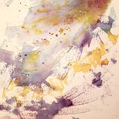 My project for course: Modern Watercolor Techniques--The Northern Lights. Traditional illustration, Fine Arts, Painting, and Watercolor Painting project by Starla Mount David - 04.14.2022