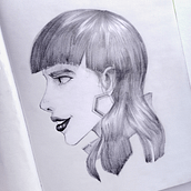 Proyecto final: Sketchbook de retrato: explora el rostro humano. Sketching, Drawing, Portrait Drawing, Artistic Drawing, and Sketchbook project by Daniel Aguilar - 04.12.2022