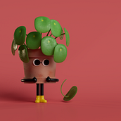 Hey Pot!. Un progetto di 3D, Modellazione 3D e Character design 3D di alejandro_diaz10 - 14.04.2022