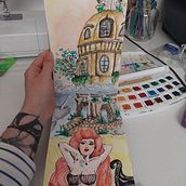 My project for course: Artistic Watercolor Sketching: Dare to Express Your Ideas. Traditional illustration, Sketching, Creativit, Drawing, Watercolor Painting, and Sketchbook project by Luca - 04.14.2022