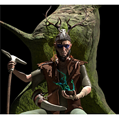 Druid´s Spot. Un progetto di 3D, Character design, Modellazione 3D e Scultura di Sergio Garcia - 14.04.2022