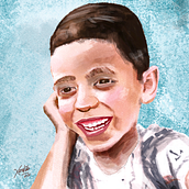 Meu projeto do curso: Retrato pictórico com técnicas digitais. Digital Illustration, Portrait Drawing, and Digital Painting project by Alexandre Santana - 04.14.2022