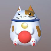 Mi Proyecto del curso: Modelado profesional de personajes cartoon 3D. Un progetto di 3D, Character design, Animazione di personaggi, Modellazione 3D, Character design 3D e Progettazione 3D di fuzzkie - 15.04.2022