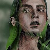 Mi Proyecto del curso: Retrato ilustrado con Procreate. Un proyecto de Ilustración tradicional, Ilustración vectorial, Ilustración digital y Dibujo de Retrato de Stefania Illino Ruiz - 15.04.2022
