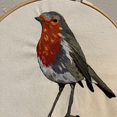 My project for course: Painting with Thread: Textile Illustration Techniques. Traditional illustration, Embroider, and Textile Design project by Rachel Parks - 04.15.2022