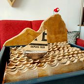 Mon projet du cours : Automates en bois : créez des sculptures en mouvement . Un projet de Conception de personnages, Sculpture, Conception de jouets, Art to , et Menuiserie de tiphaine_guenegou - 15.04.2022