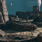 Mi Proyecto del curso: Ilustración fantástica 3D con Blender Ein Projekt aus dem Bereich 3D, Digitale Illustration und 3-D-Design von Haziel Ricardo Zamora Miranda - 14.04.2022