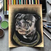 Ritratto realistico con i pastelli morbidi. Traditional illustration, Fine Arts, Drawing, Portrait Drawing, and Realistic Drawing project by Alessandra CosettedArte - 04.15.2022