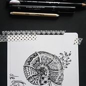 Mon projet du cours : Carnet de croquis : illustrez vos expériences personnelles Ein Projekt aus dem Bereich Traditionelle Illustration, Skizzenentwurf, Zeichnung, Sketchbook und Illustration mit Tinte von adelecourot26 - 15.04.2022