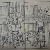 Mein Kursprojekt: Die Sketching Kunst: Transformiere Skizzen in Kunst. Traditional illustration, Pencil Drawing, Drawing, and Sketchbook project by Kati - 04.15.2022