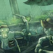 Mi Proyecto del curso: Concept Art: introducción al diseño de escenarios. Un progetto di Illustrazione tradizionale, Cinema, video e TV, Animazione, Illustrazione digitale, Videogiochi, Arte concettuale e Progettazione di videogiochi di Julio Cesar Delgado Ramirez - 15.04.2022