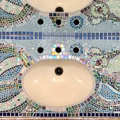 My project for course: Introduction to Mosaic Artwork. Projekt z dziedziny Craft, Projektowanie i w, rób mebli,  Dekoracja wnętrz, Ceramika i DIY użytkownika sagepaucity - 14.04.2022