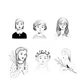 My project for course: Traditional Drawing Techniques with Procreate. Traditional illustration, Drawing, Digital Illustration, Portrait Drawing, and Digital Drawing project by Yuliia Druzenko - 03.26.2022